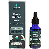 Pet Releaf Daily Releaf 100mg Hemp Oil for Small Dogs